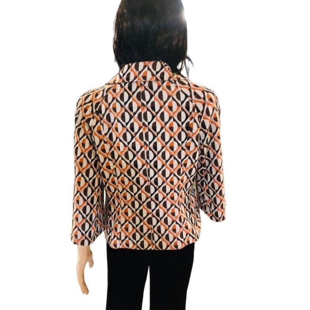 Retro 3/4 Bell Sleeve Blazer- Size 8 - Picture 4 of 6